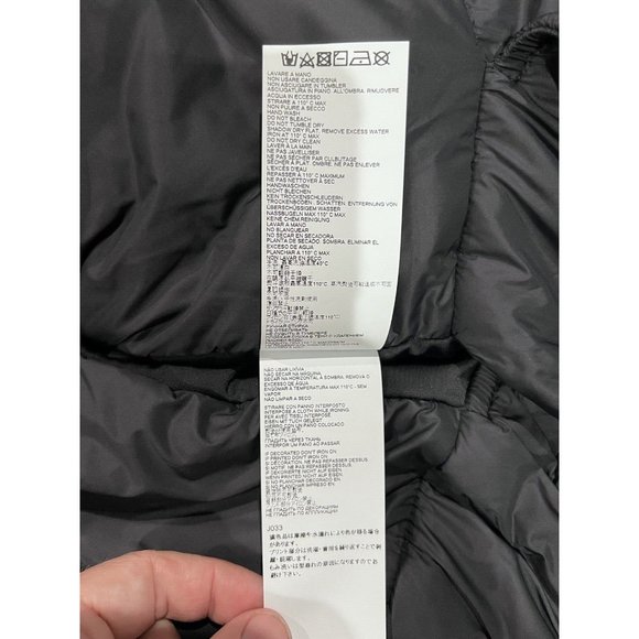 DSQUARED2 Mens Fitted Biker Style Ski Jacket Black Sz 50/L S71AN0204 S5331 - Picture 15 of 16